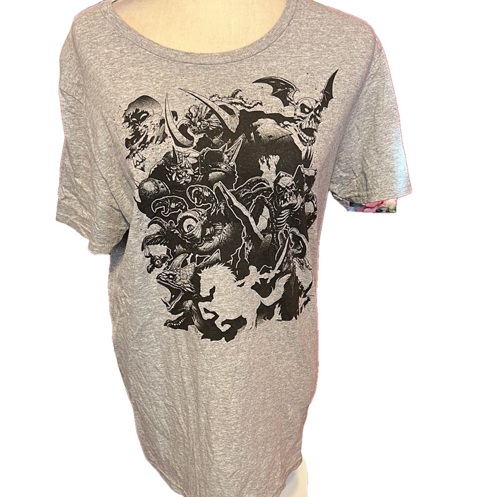 Nintendo Zelda Looming Doom T-Shirt Gray